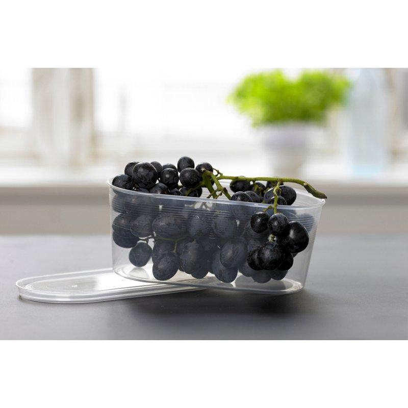 Ovale diepvriesdoos Helsinki, 0,8 liter